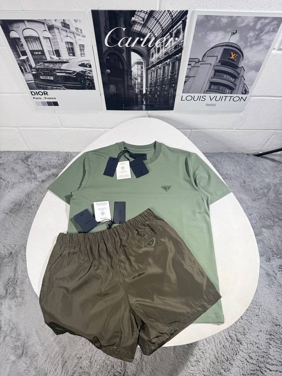 RADA BADGE SHORTSET GREEN