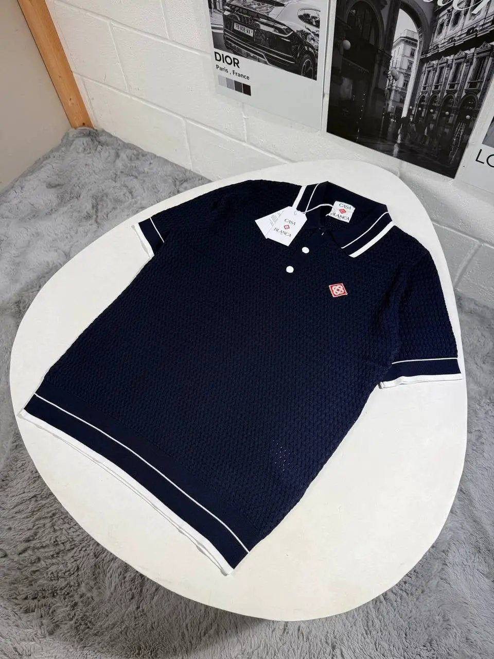 CASA KNITTED POLO by Stock supplier