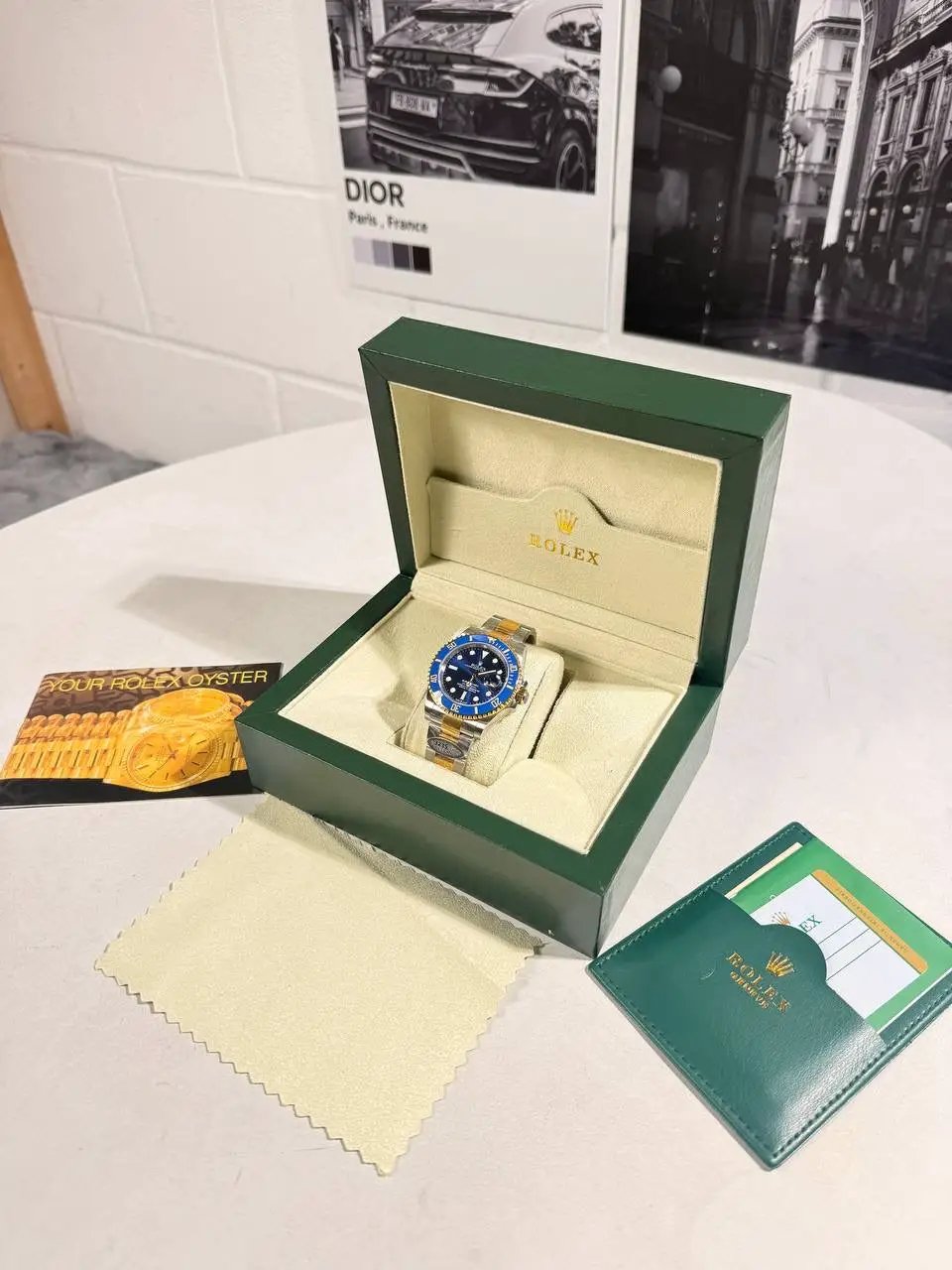 SUBMARINER DATE SMURF WATCH by Stock supplier