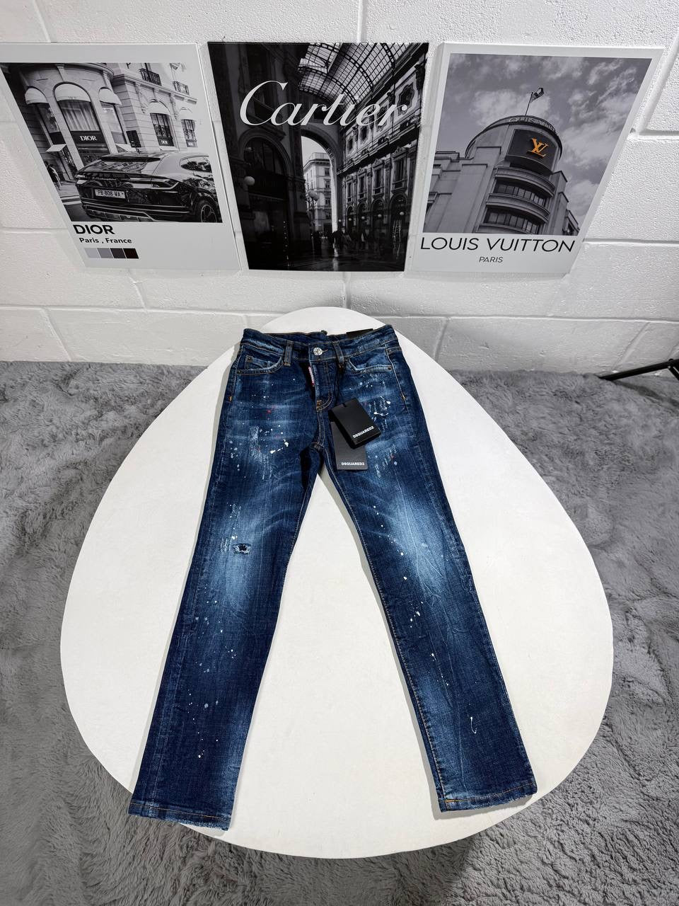 DSQ JEANS BLUE KIDS