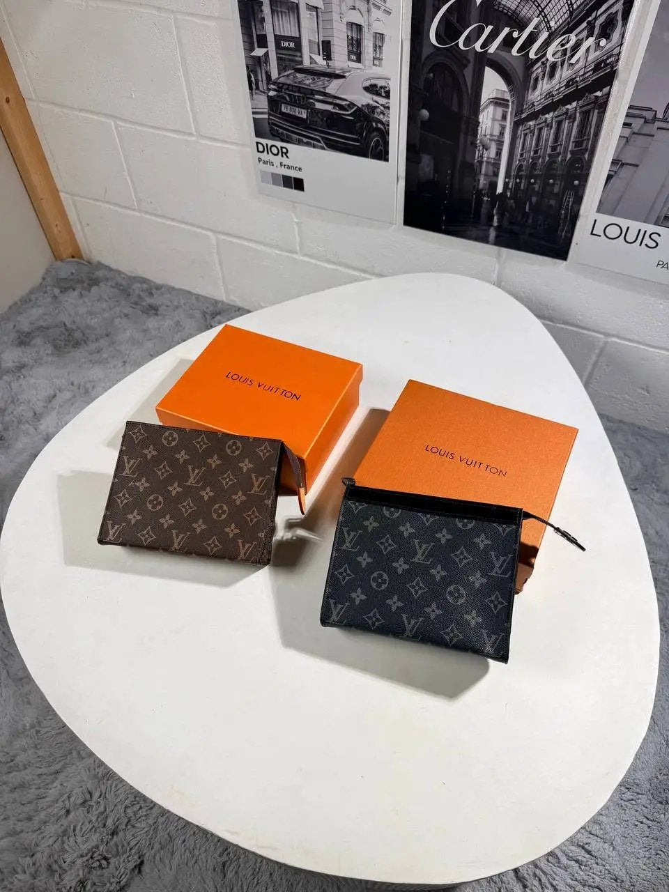 LVE MONOGRAM POUCH by Stock supplier