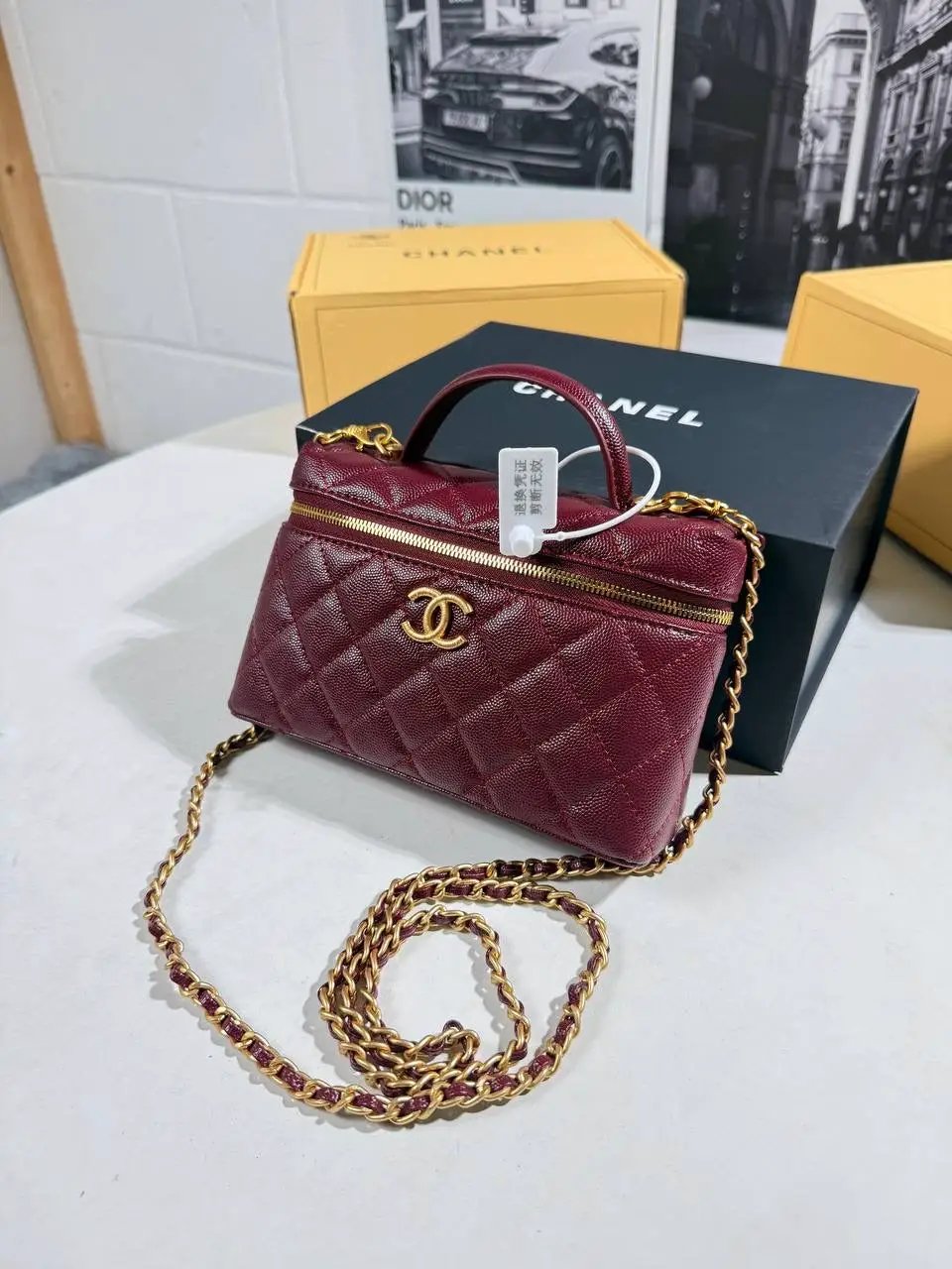 CHNL VANITY BAG Stock supplier