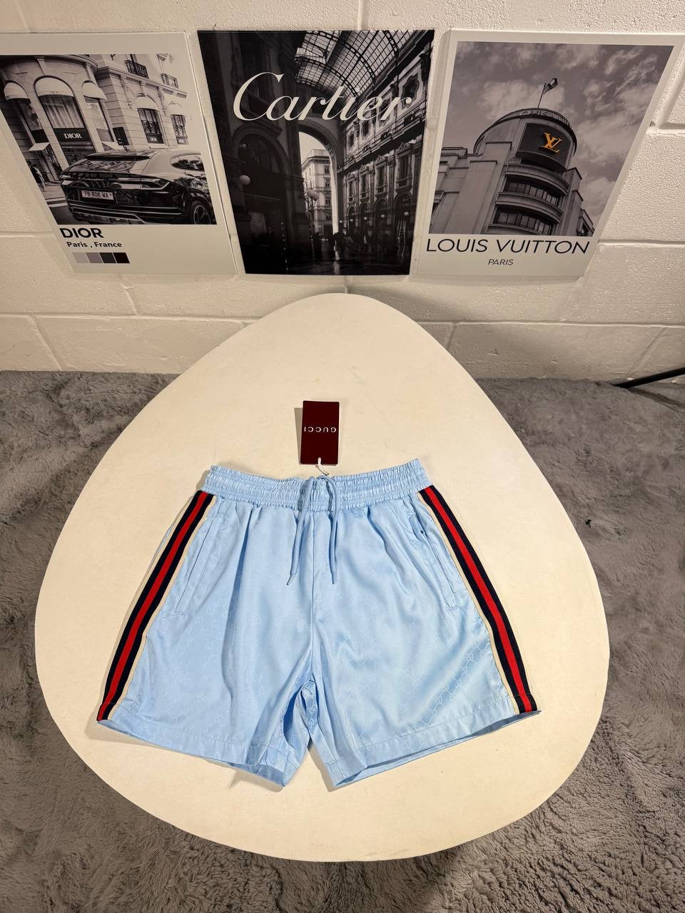 UCCI STRIPPED SHORTS