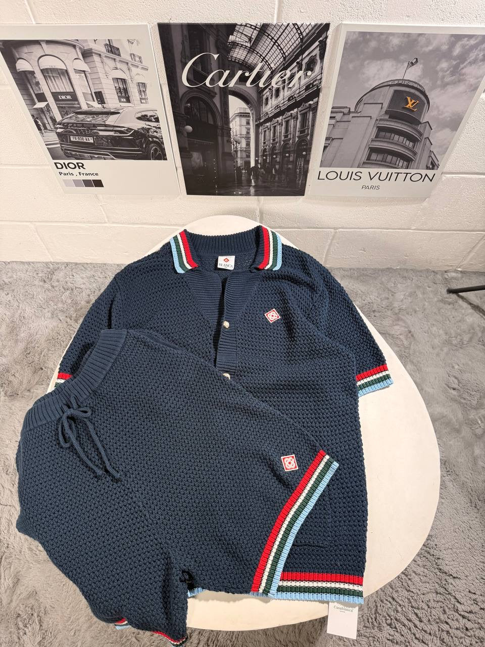 CASA LONG KNITTED SET Stock supplier