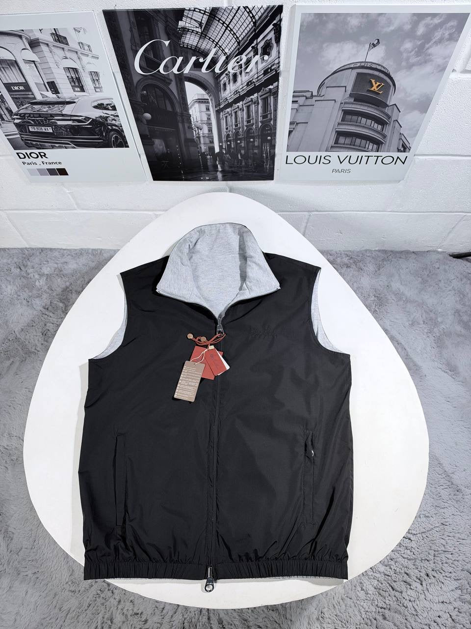 LORO P LOGO REVERSIBLE VEST