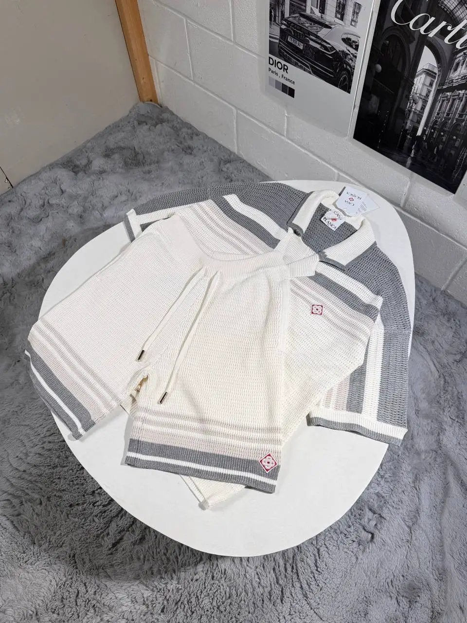 CASA KNITTED SHORTSET Stock supplier
