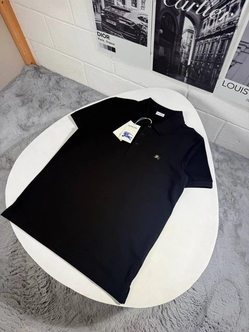 BURB METAL LOGO POLO by Stock supplier