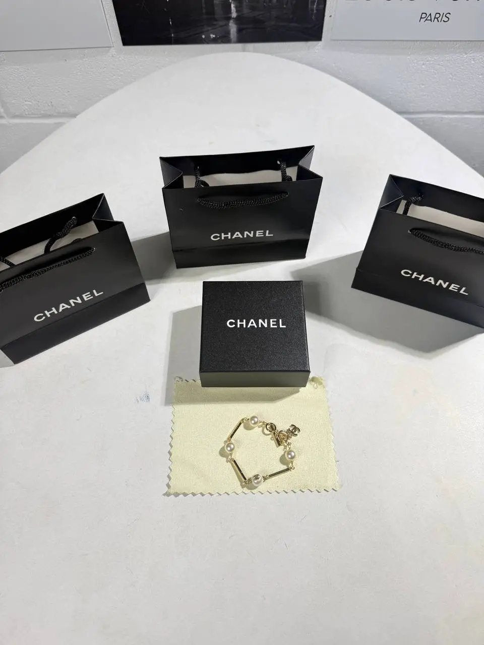 CHNL LOGO PEARL BRACELET by Stock supplier