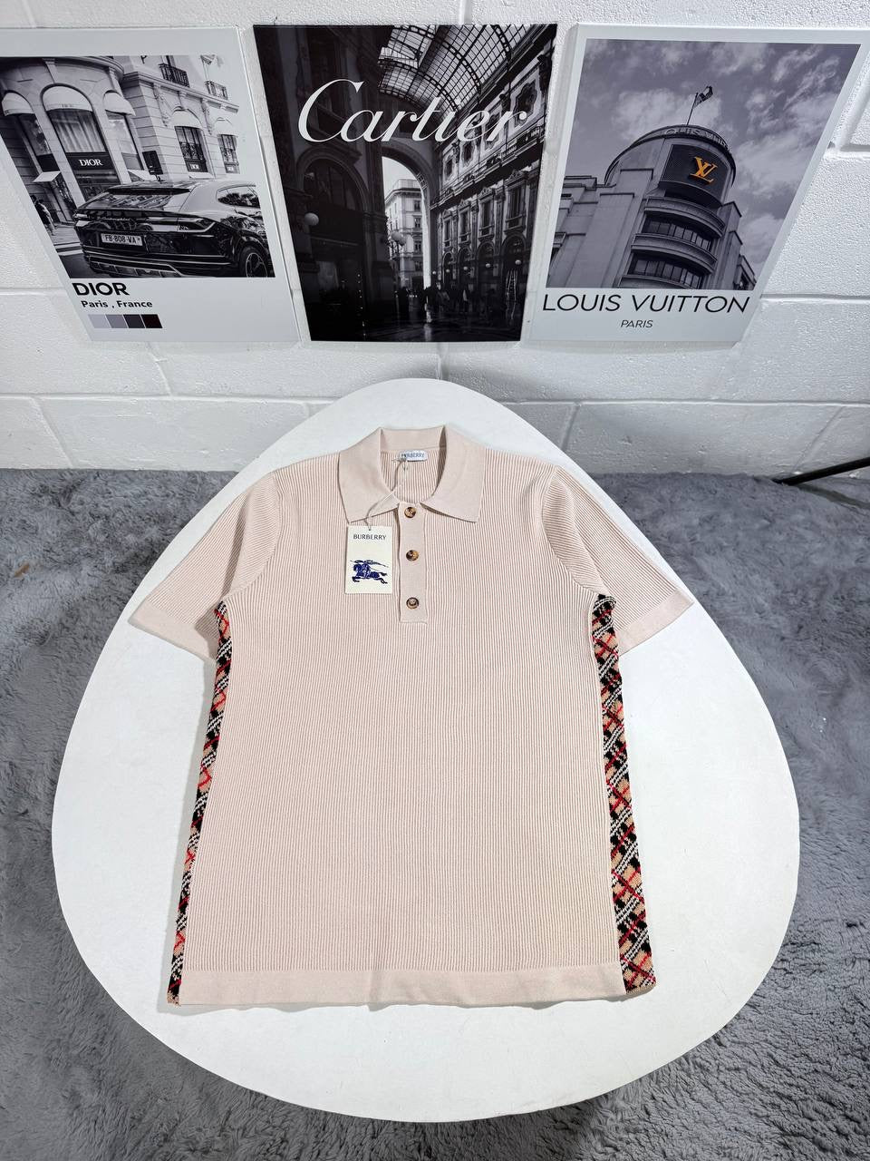 BURB KNITTED POLO