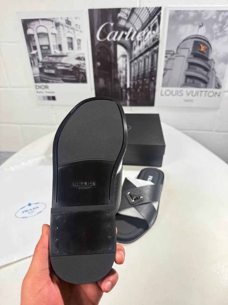 RADA LOGO SANDALS by Stock supplier