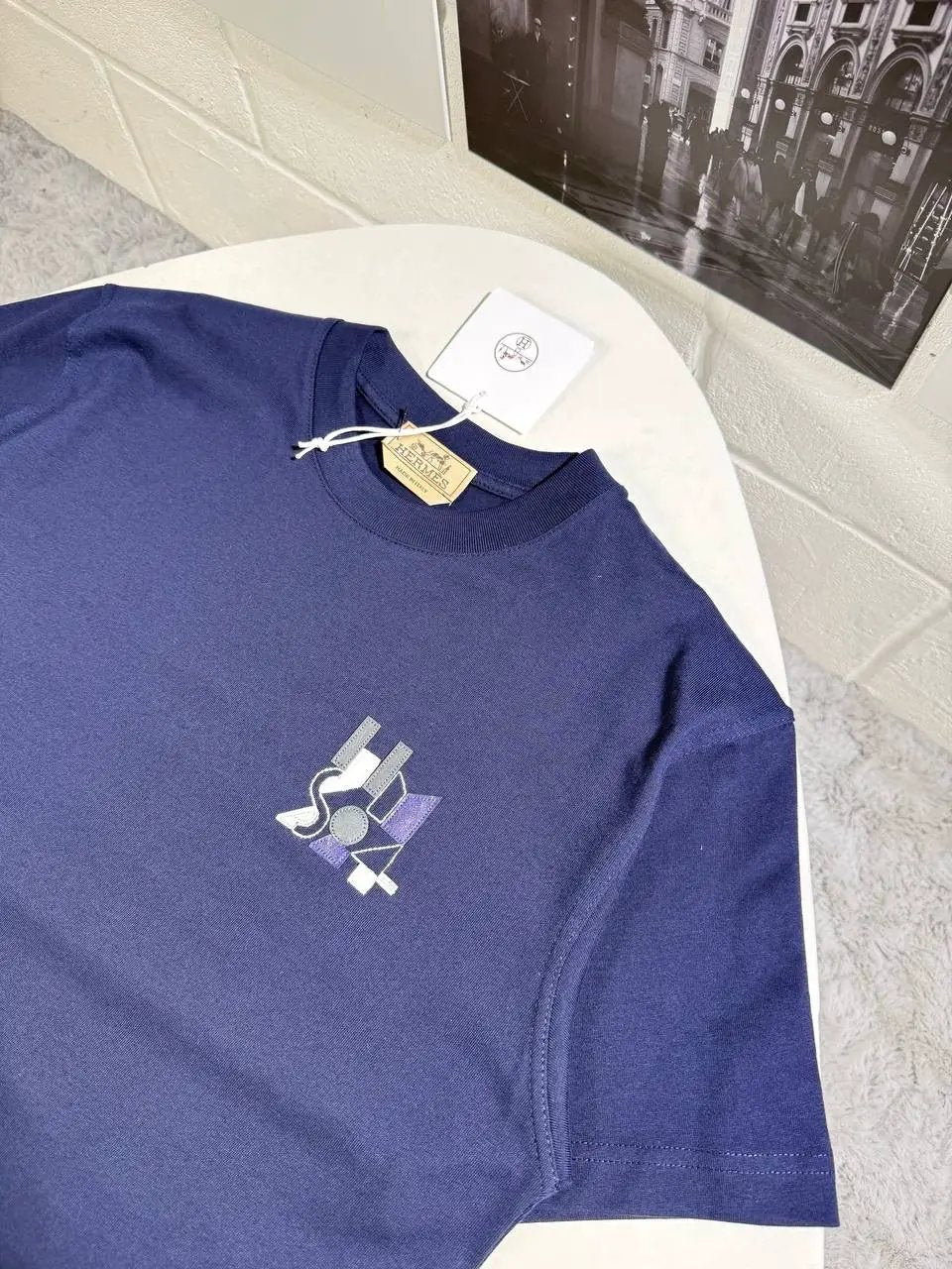 HRM T SHIRT NAVY by Stock supplier