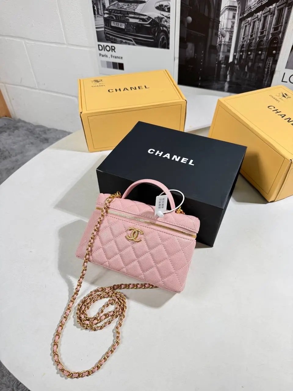 CHNL VANITY BAG Stock supplier