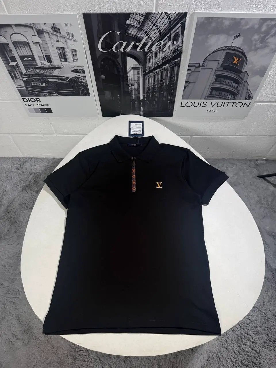 LVE ZIP PATTERN POLO by Stock supplier