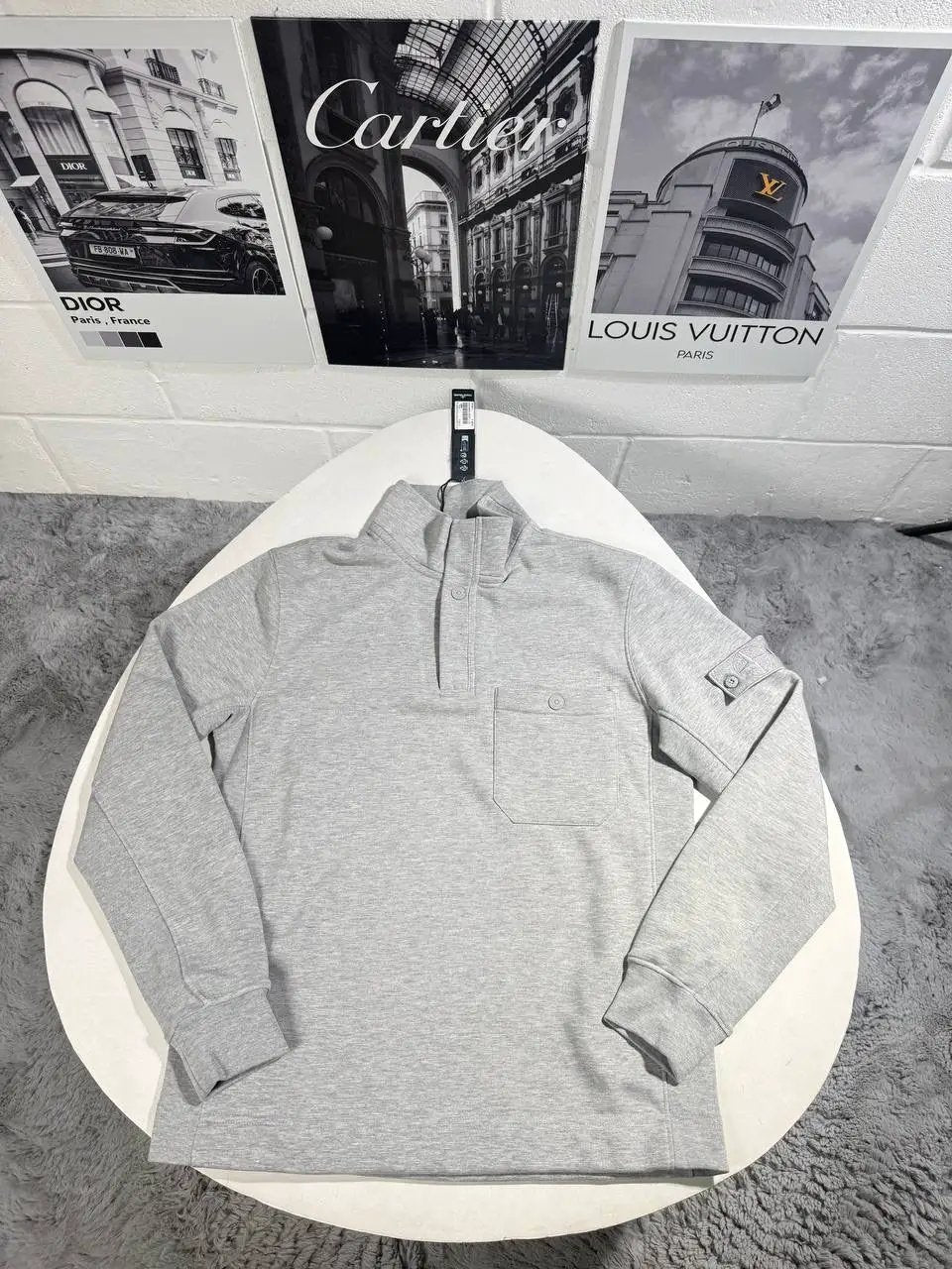 SI COLLAR QUART ZIP JUMPER by Stock supplier