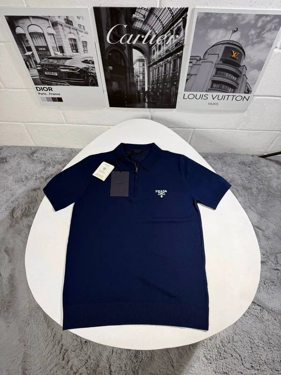 RADA HALFZIP POLO NAVY by Stock supplier