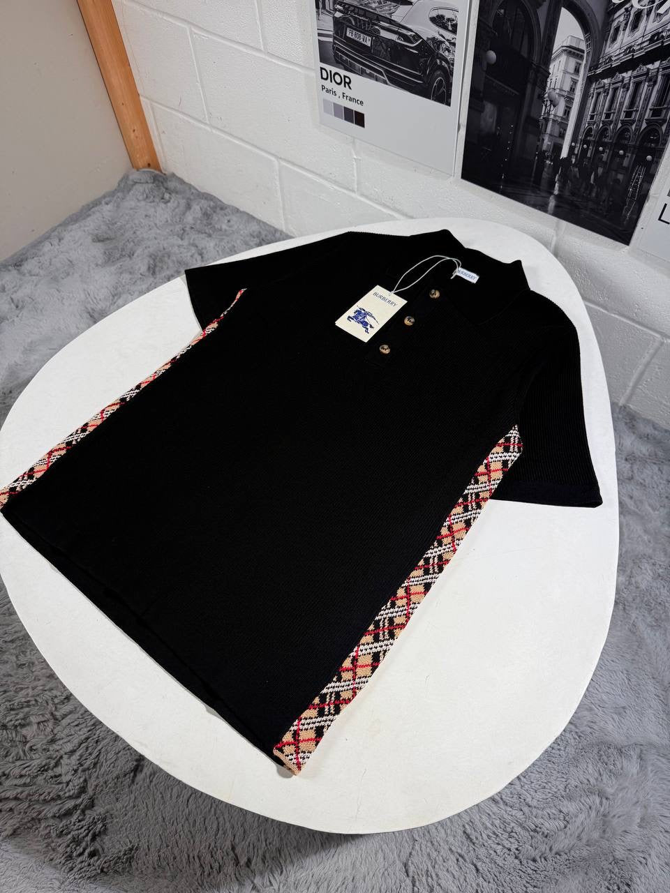 BURB KNITTED POLO
