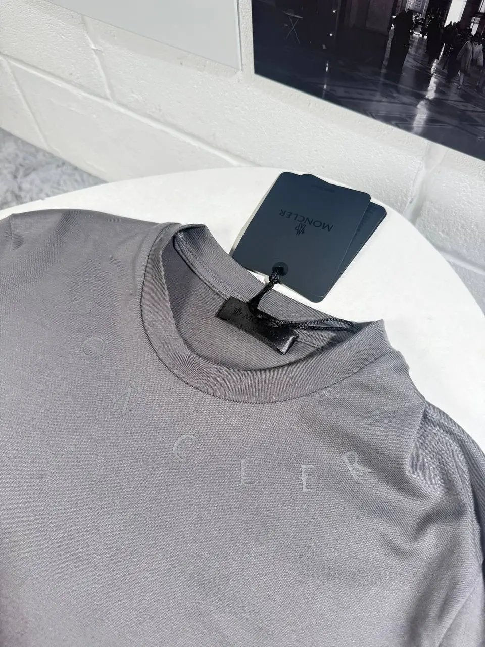 MNCLR NECK LOGO TSHIRT by Stock supplier