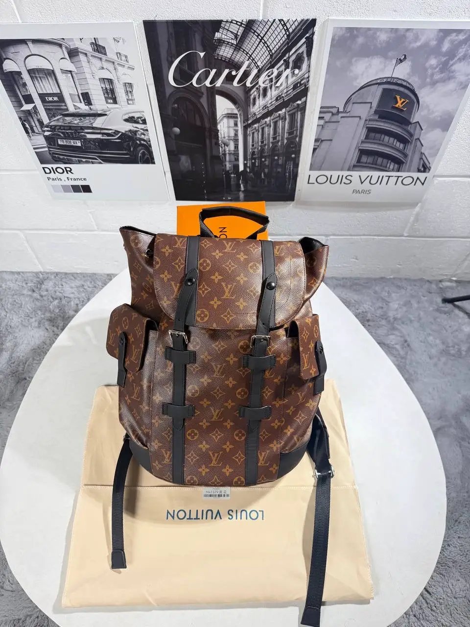 LVE BROWN MONOGRAM BACKPACK