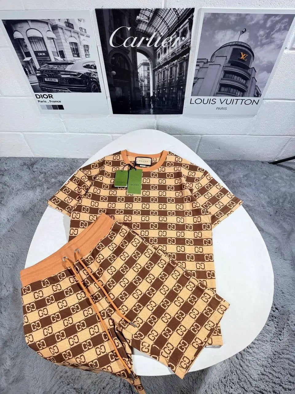 UCCI KNITTED SHORTSET by Stock supplier