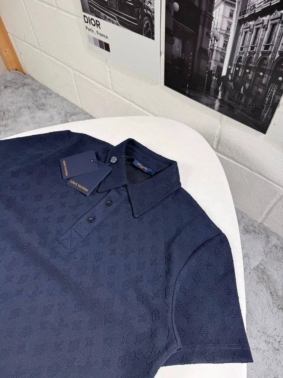 LVE DAMIER PRINT POLO by Stock supplier