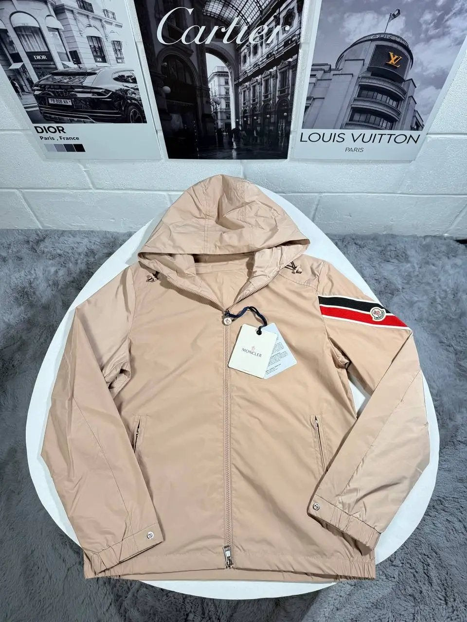 MNCLR CLAUT WINDBREAKER BEIGE by Stock supplier