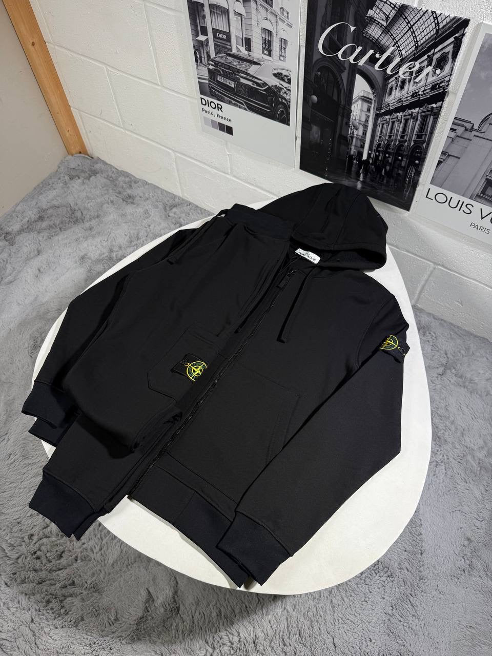 SI FULL ZIP TRACKSUIT BLACK