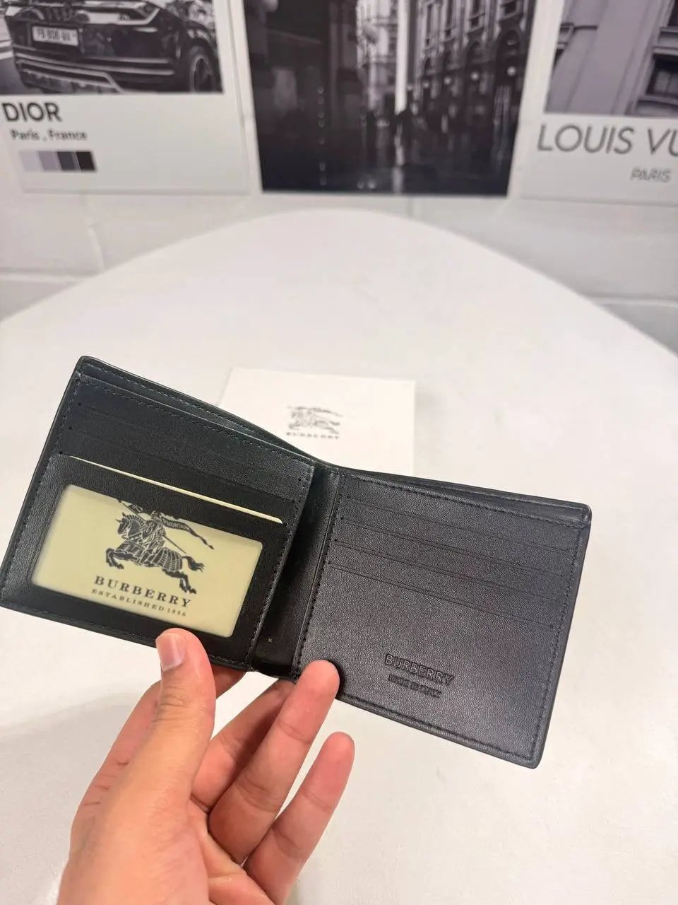 BURB BLACK WALLET Stock supplier