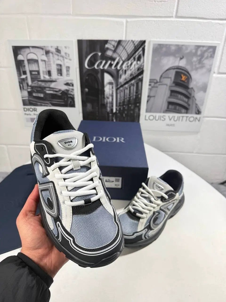 B30 GREY TRAINERS by Stock supplier