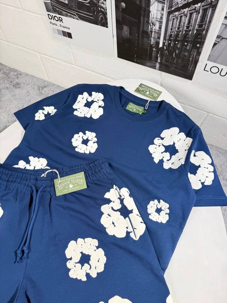 DENIM T SHORTSET by Stock supplier
