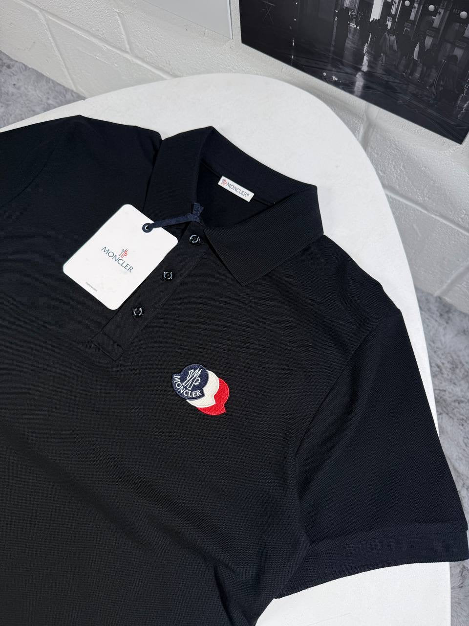 MNCLR TRICOLOR LOGO POLO