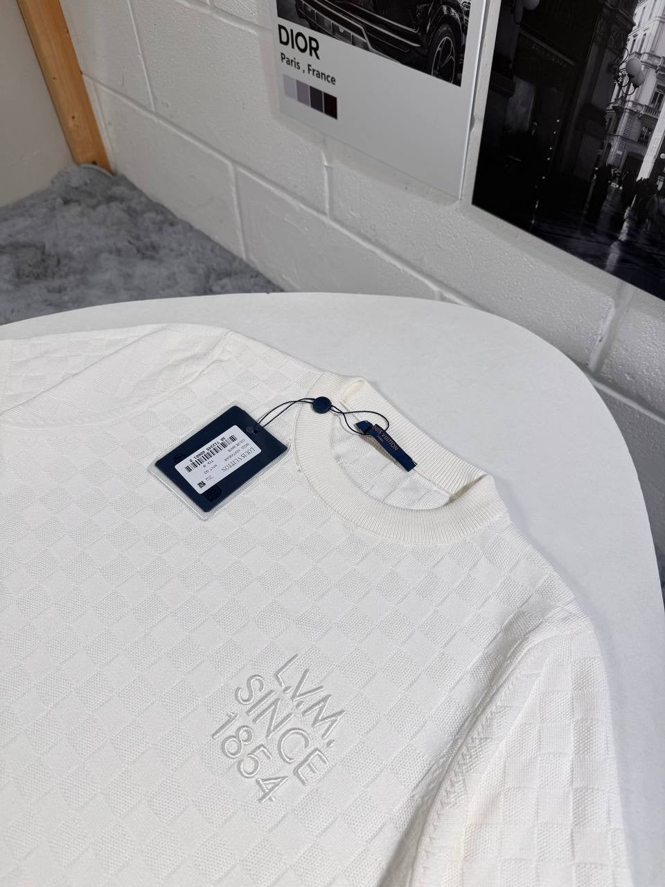 LVE DAMIER KNITTED TSHIRT