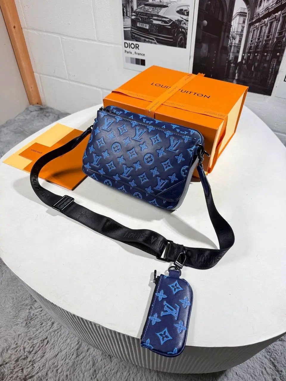 LVE BLUE TRIO BAG