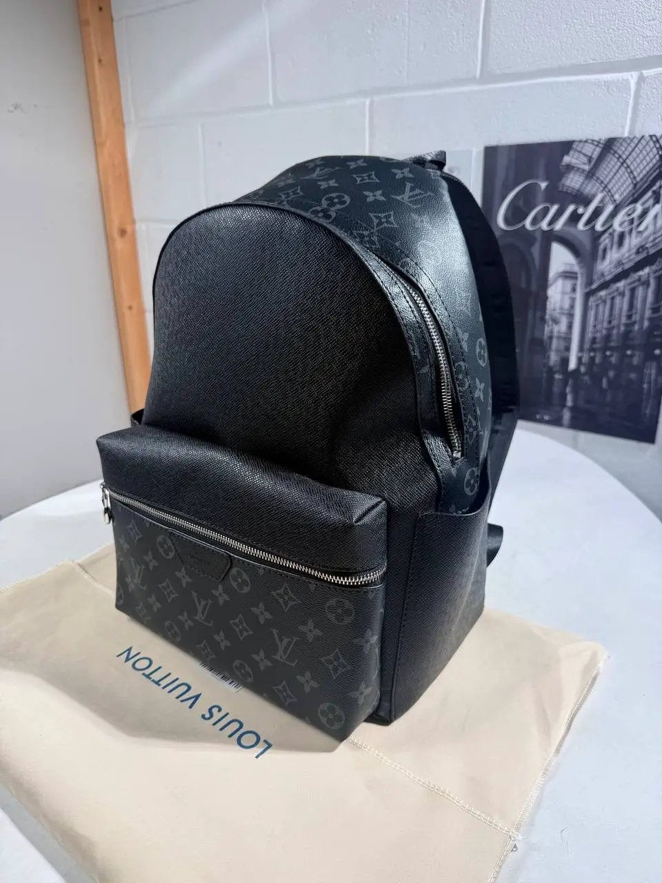 LVE BLACK MONOGRAM BACKPACK