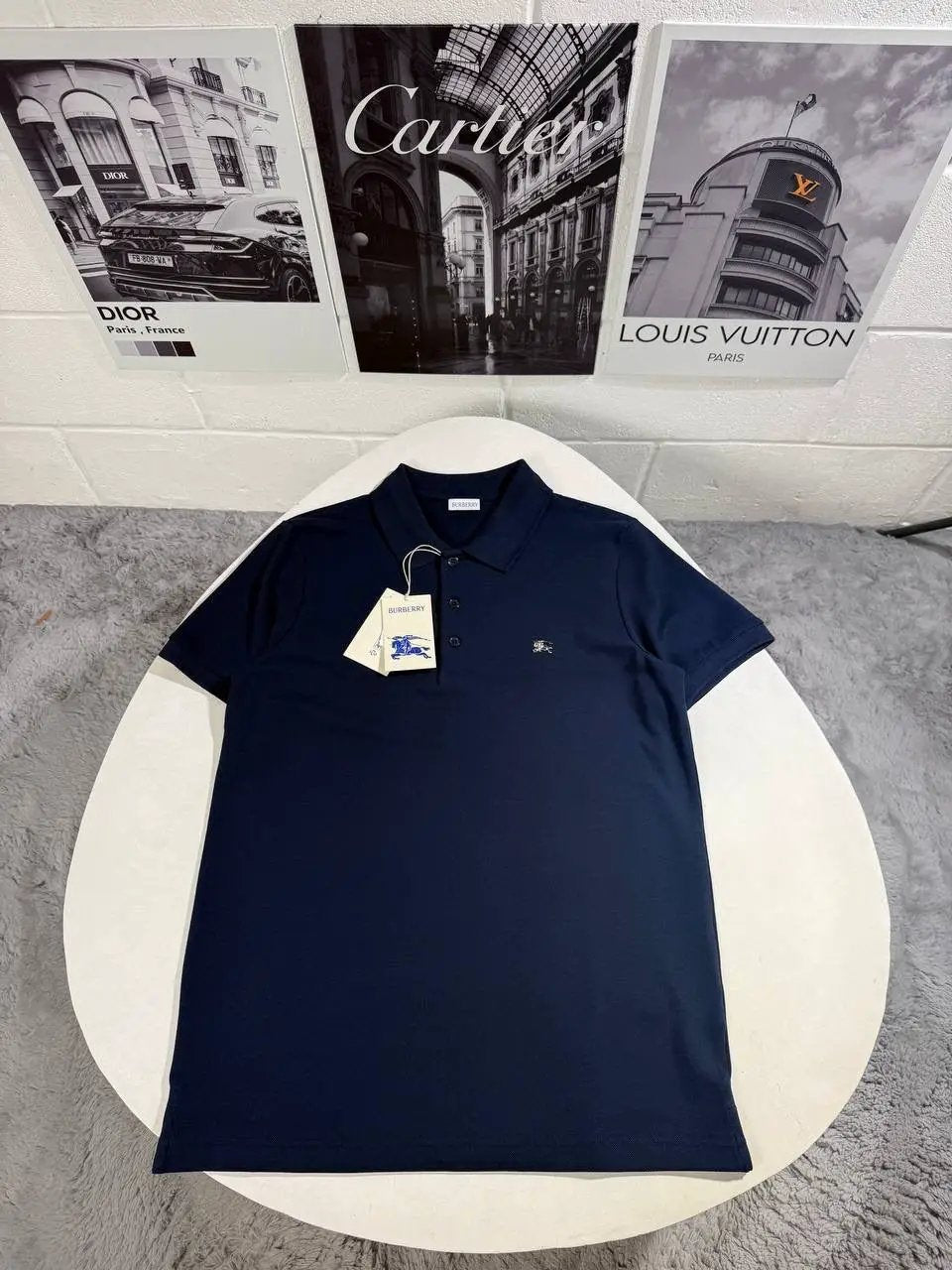 BURB METAL LOGO POLO by Stock supplier