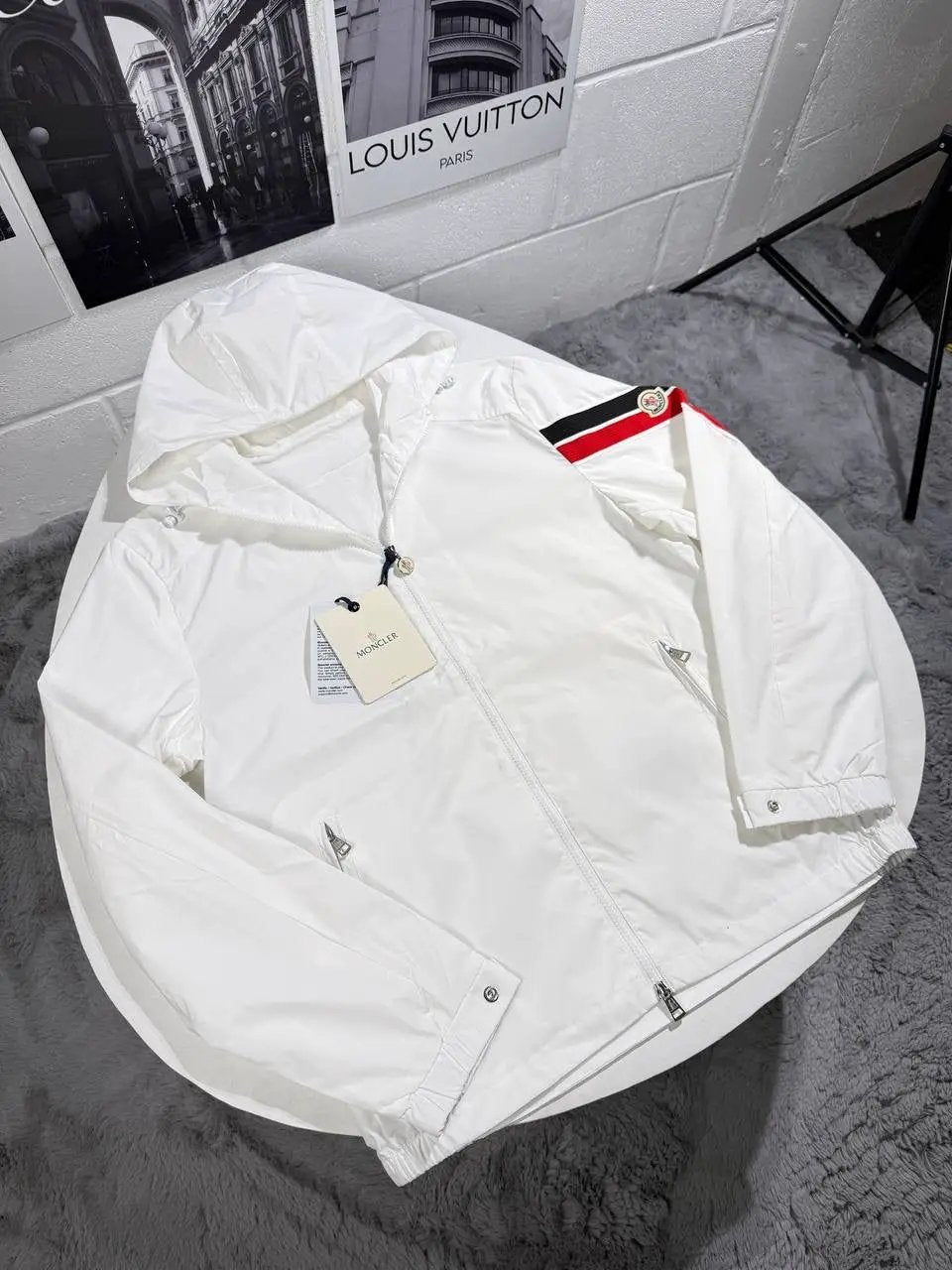 MNCLR CLAUT WINDBREAKER WHITE by Stock supplier