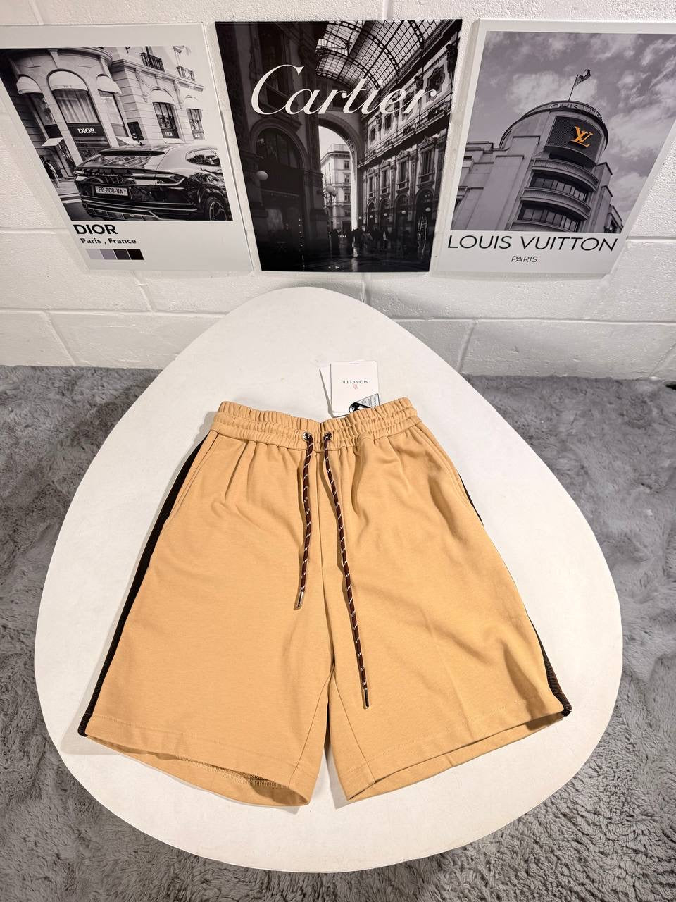 MNCLR STRIPPED SHORTS
