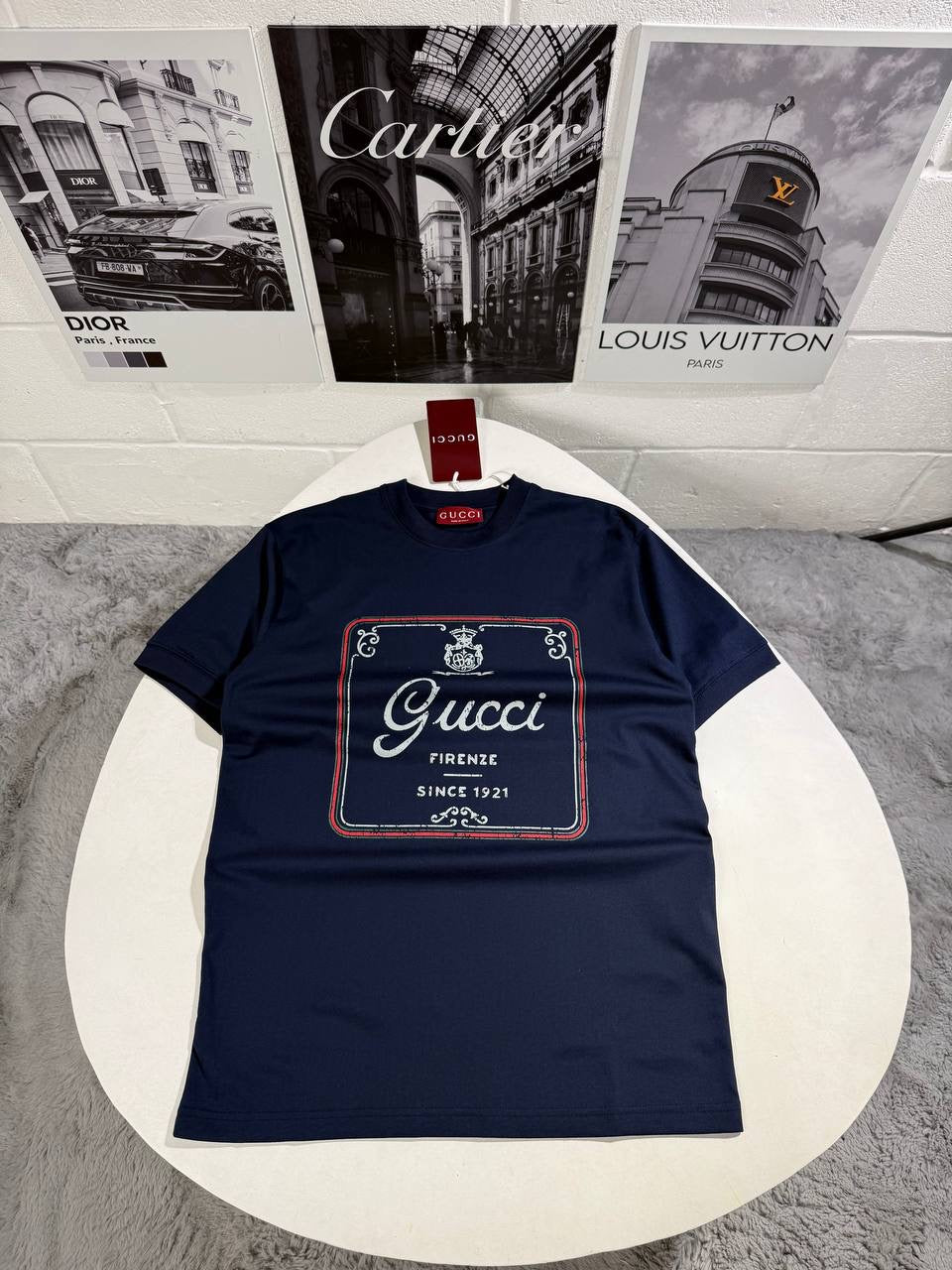 UCCI FIRENZE T SHIRT NAVY