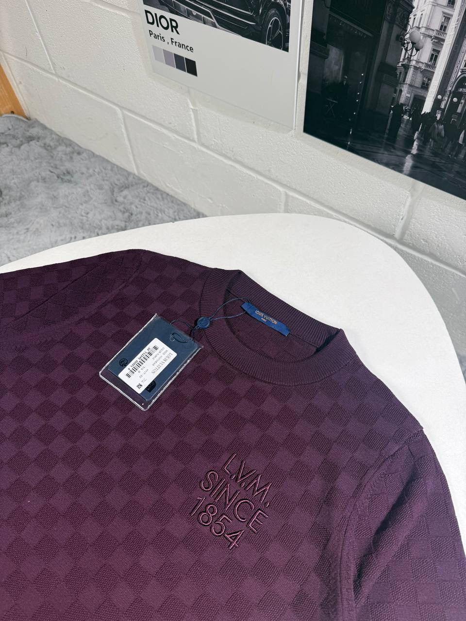 LVE DAMIER KNITTED TSHIRT