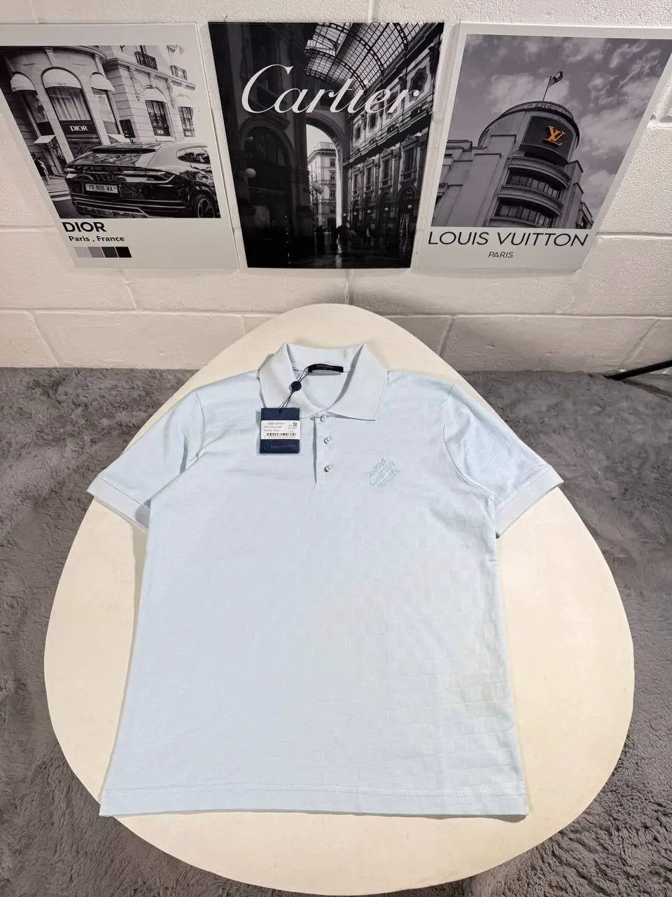 LVE DAMIER POLO BABY BLUE by Stock supplier