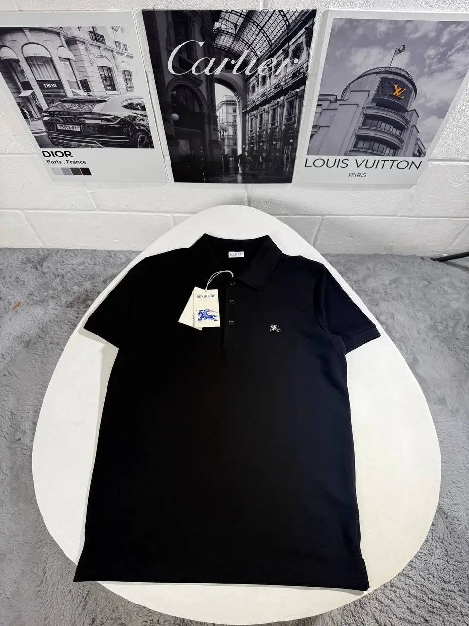 BURB METAL LOGO POLO by Stock supplier