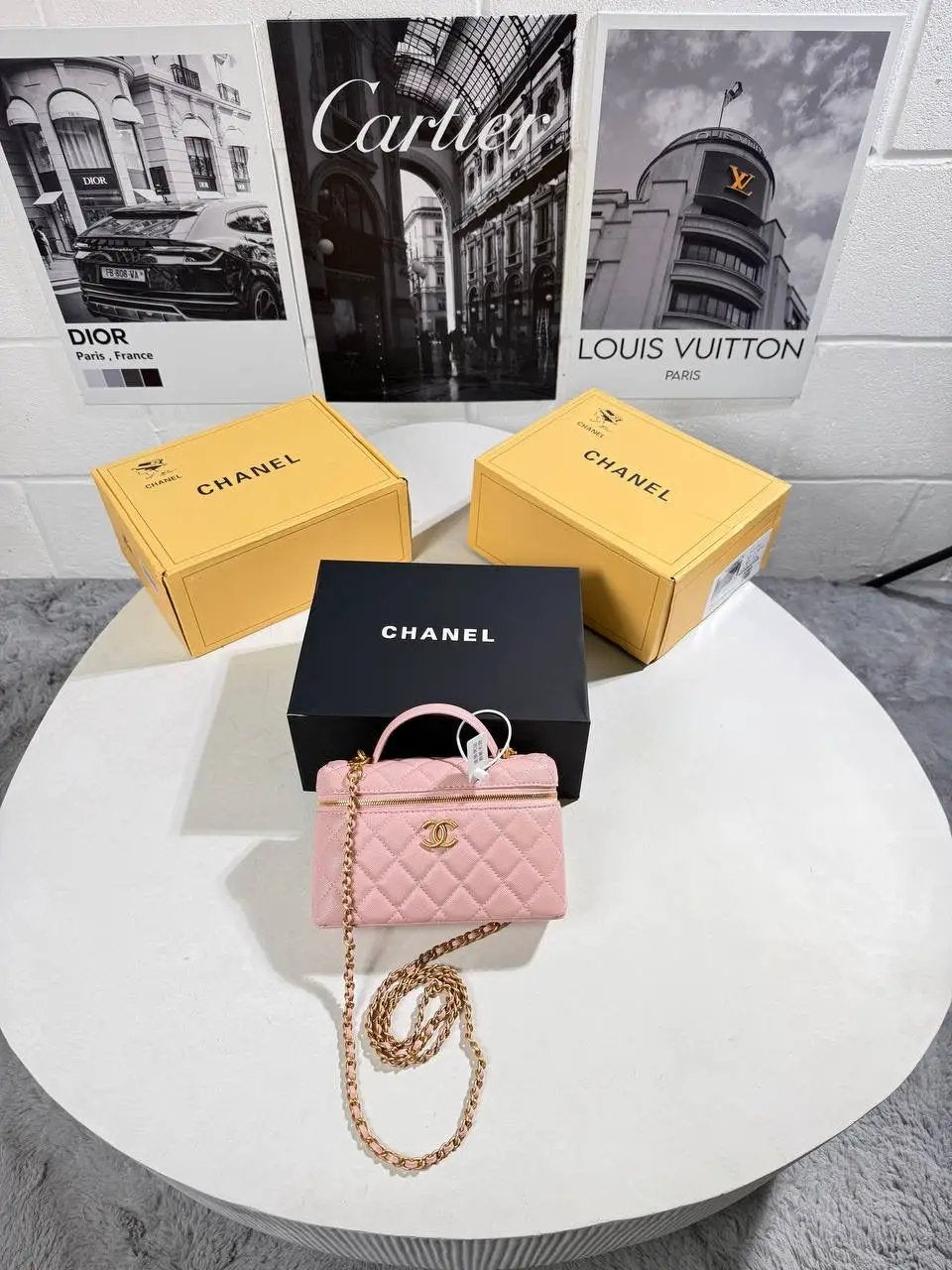 CHNL VANITY BAG Stock supplier
