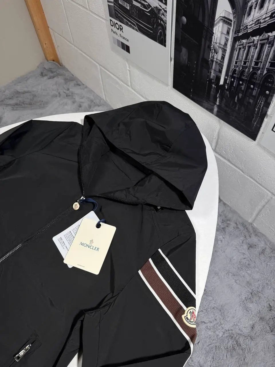 MNCLR CLAUT WINDBREAKER BLACK by Stock supplier