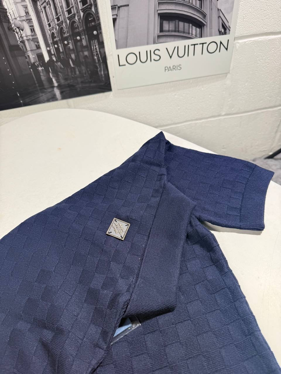 LVE ZIP UP POLO NAVY