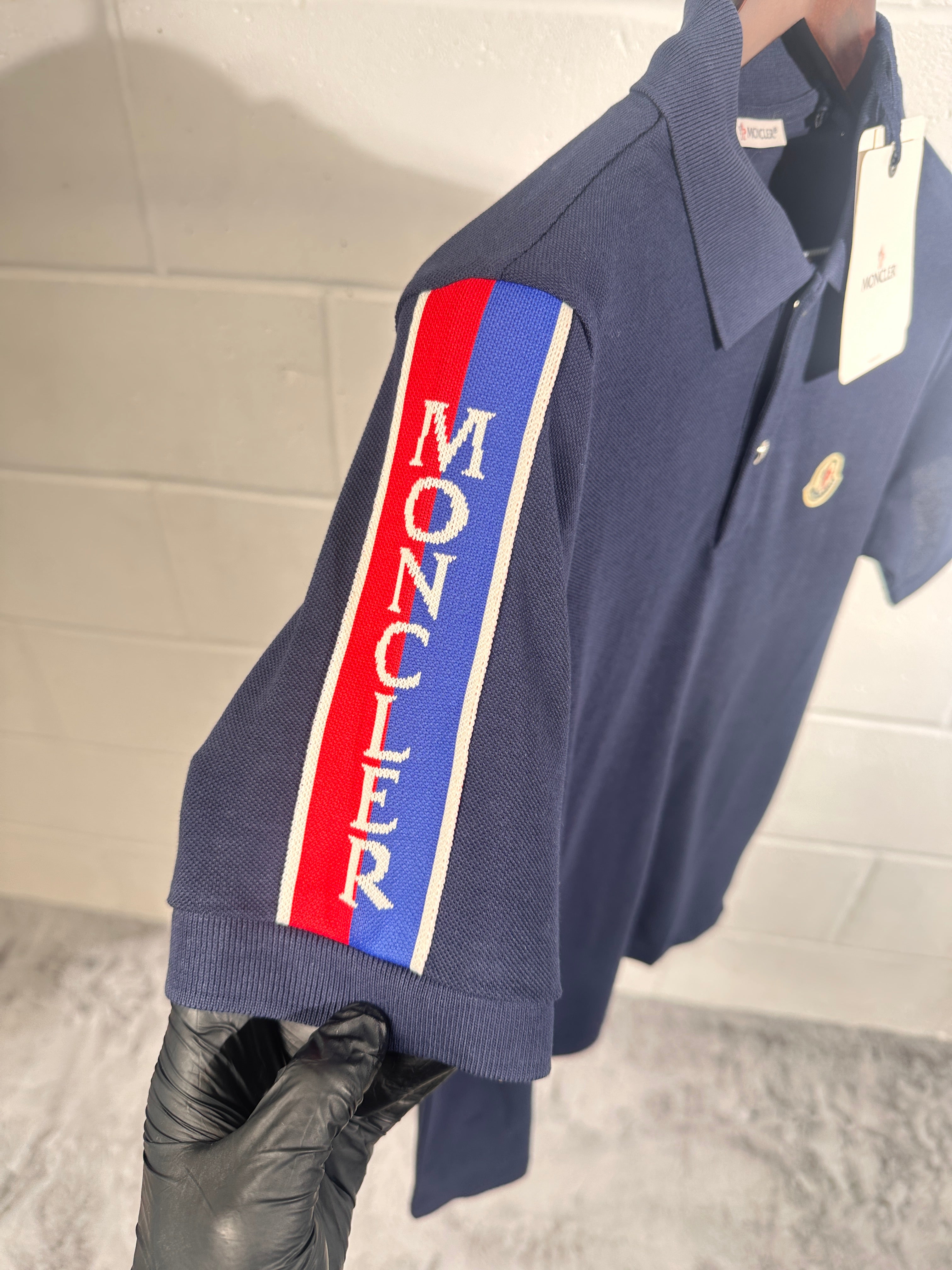 Moncler polo navy