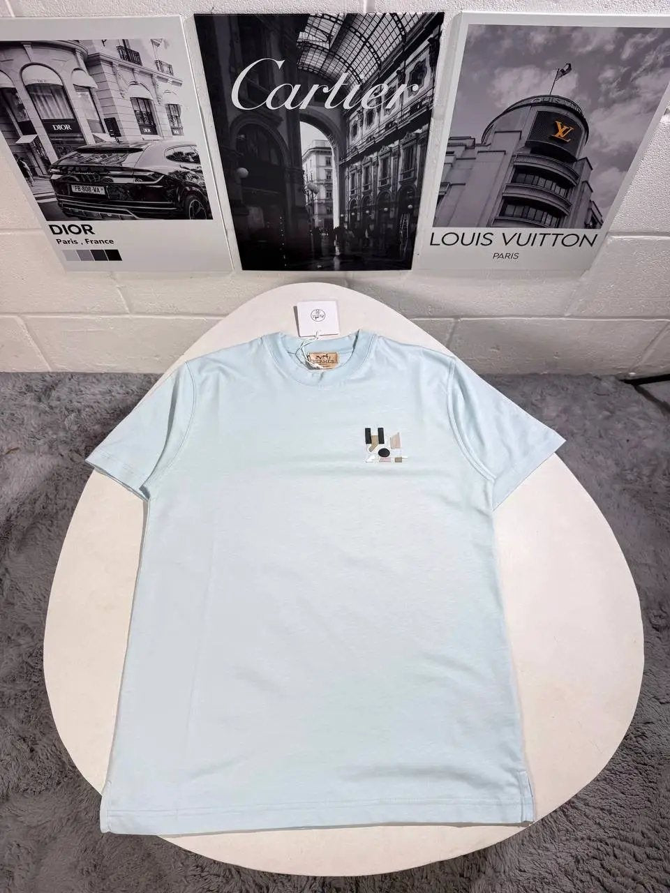 HRM T SHIRT BABY BLUE by Stock supplier