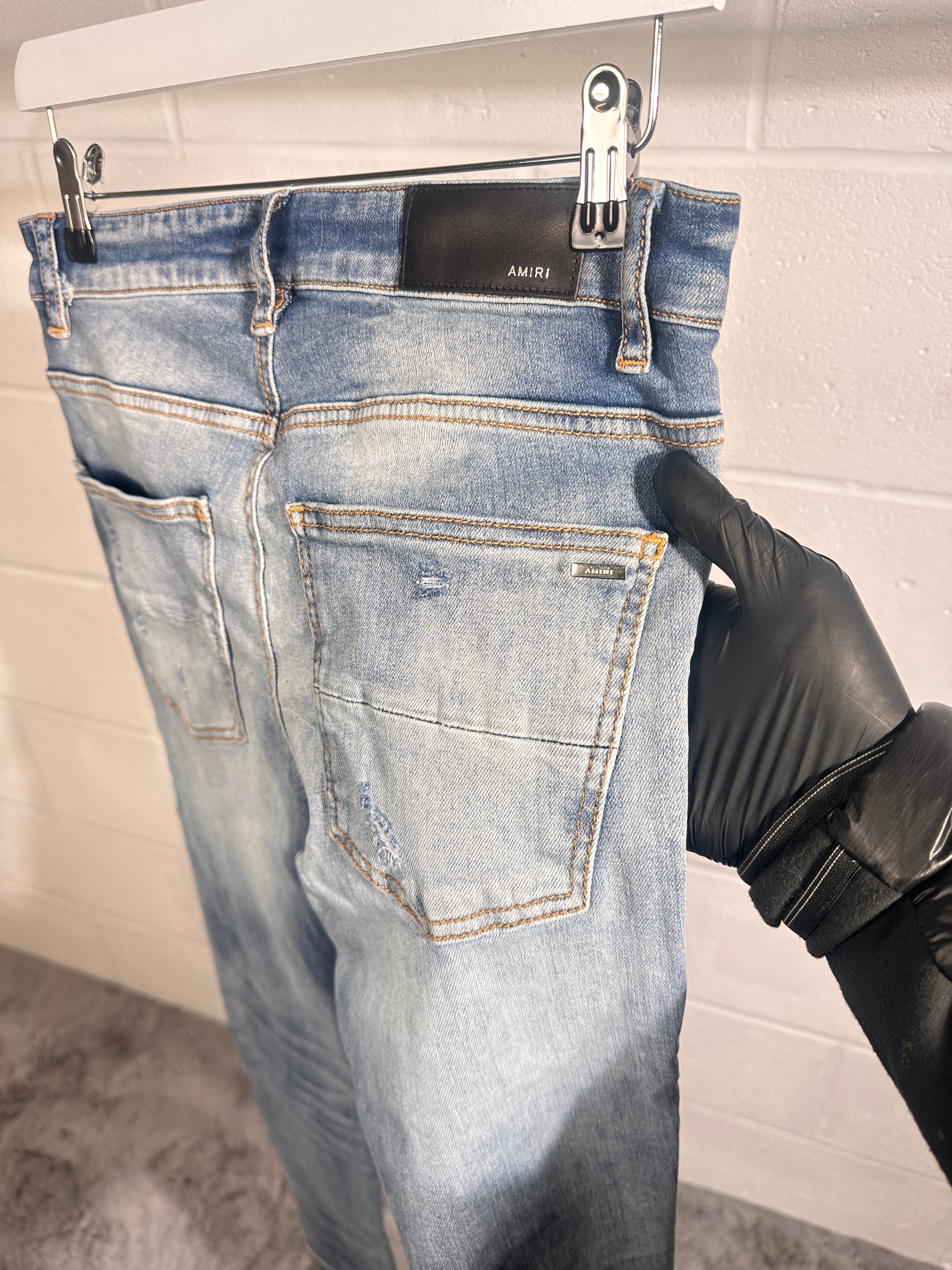 Amiri denim jeans blue