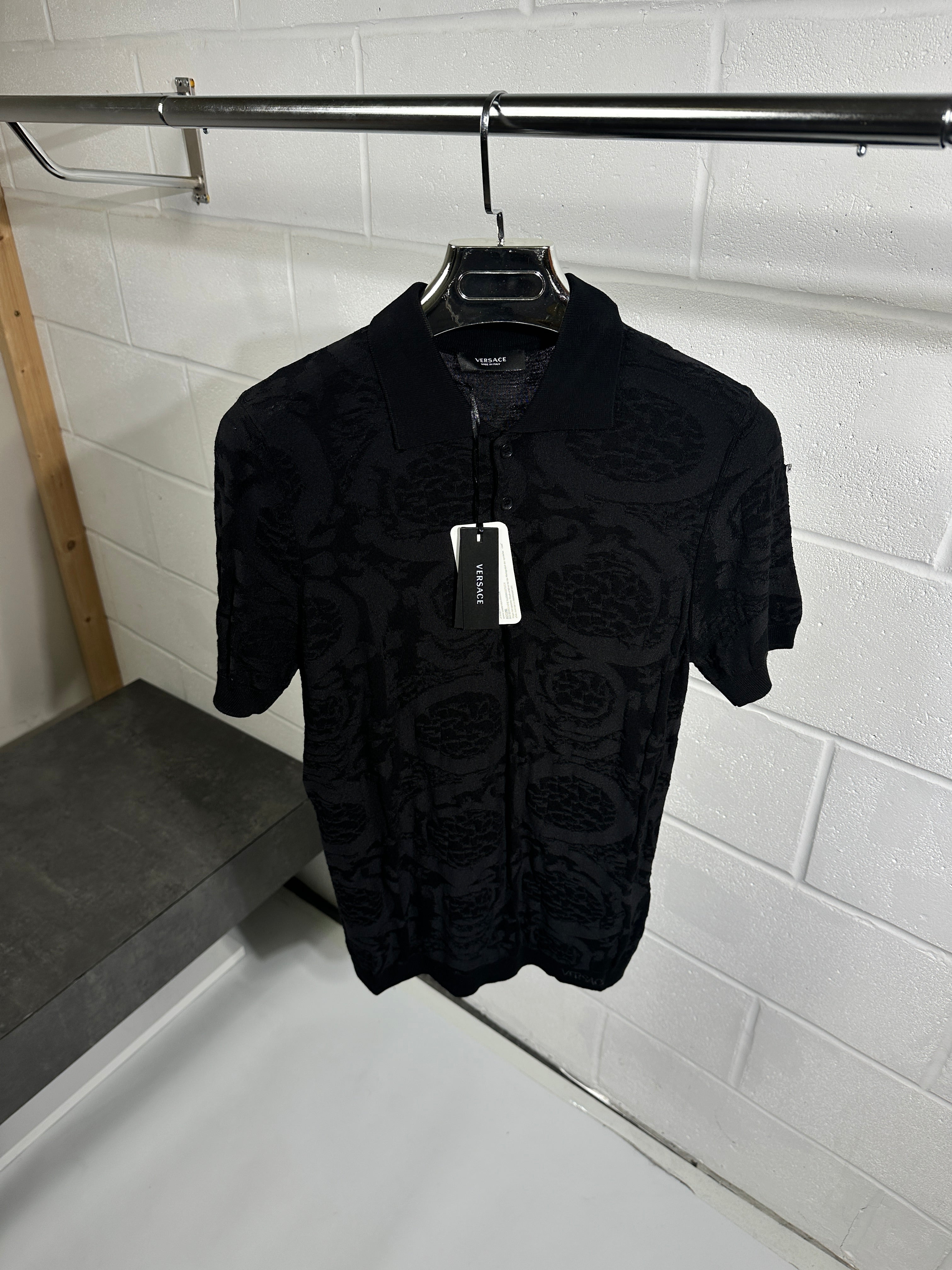 Versace - knitted tee black