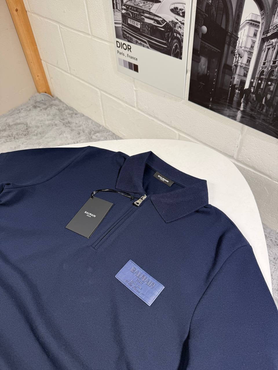 BLMN ZIP UP POLO