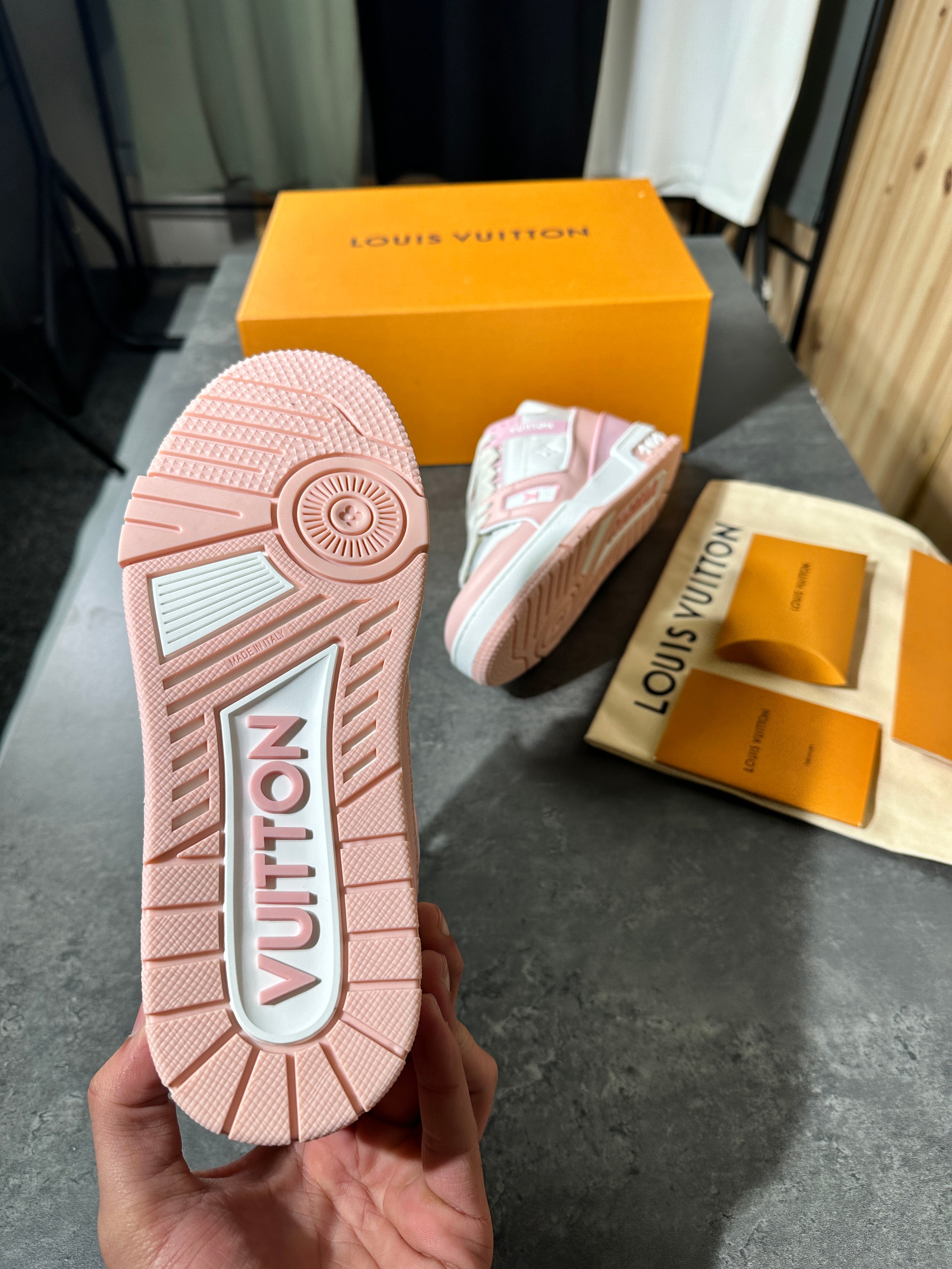 Pre order- pink sneakers