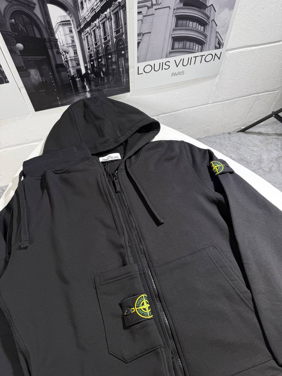 SI FULL ZIP TRACKSUIT BLACK